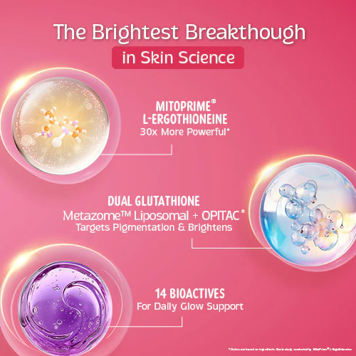 Chicnutrix Glow Advanced – Liposomal Glutathione, Ergothioneine & Strong Antioxidant Formula for Uneven Skin Tone - Image 3